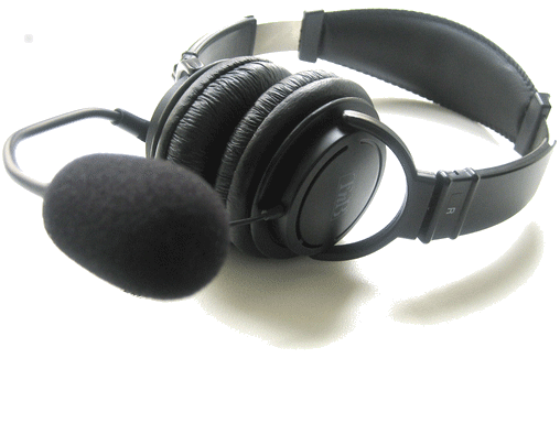 Headset used by call centers